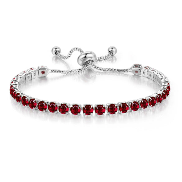 Wholesale Women's Copper Geometric Cartoon Style Electroplated Zircon Crystal Bracelet