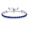 Wholesale Women's Copper Geometric Cartoon Style Electroplated Zircon Crystal Bracelet