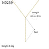 Wholesale Women's Copper Geometric Clavicle Chain Necklace With Real Gold Plated Pendant