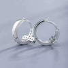 Wholesale Women's Copper Geometric Design Zirconia Earrings
