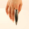 Wholesale Women's Copper Geometric Diamond Set Nail Ring