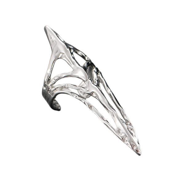 Wholesale Women's Copper Geometric Diamond Set Nail Ring