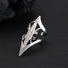 Wholesale Women's Copper Geometric Diamond Set Nail Ring
