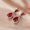 Wholesale Women's Copper Geometric Drop Shape Highend Minimalist Earrings