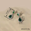 Wholesale Women's Copper Geometric Drop Shape Highend Minimalist Earrings