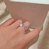 Wholesale Women's Copper Geometric Drop Shape Niche Style Ring With Zirconia