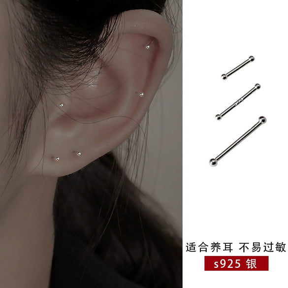 Wholesale Women's Copper Geometric Ear Stud Earrings With Electroplating