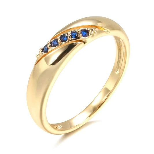 Wholesale Women's Copper Geometric Elegant Inlaid Zircon Ring And Bracelet