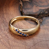 Wholesale Women's Copper Geometric Elegant Inlaid Zircon Ring And Bracelet