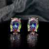 Wholesale Women's Copper Geometric Elegant Zirconia Earrings
