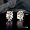Wholesale Women's Copper Geometric Elegant Zirconia Earrings