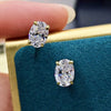 Wholesale Women's Copper Geometric Elegant Zirconia Earrings