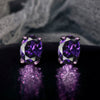 Wholesale Women's Copper Geometric Elegant Zirconia Earrings