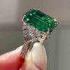 Wholesale Women's Copper Geometric Exaggeration Style Ring With Zircon Inlay