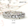 Wholesale Women's Copper Geometric Hexagonal Inlaid Zircon Ring