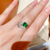 Wholesale Women's Copper Geometric Inlaid Zircon Adjustable Ring