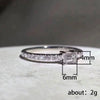 Wholesale Women's Copper Geometric Inlaid Zircon Cube Sugar Ring Minimalist Design