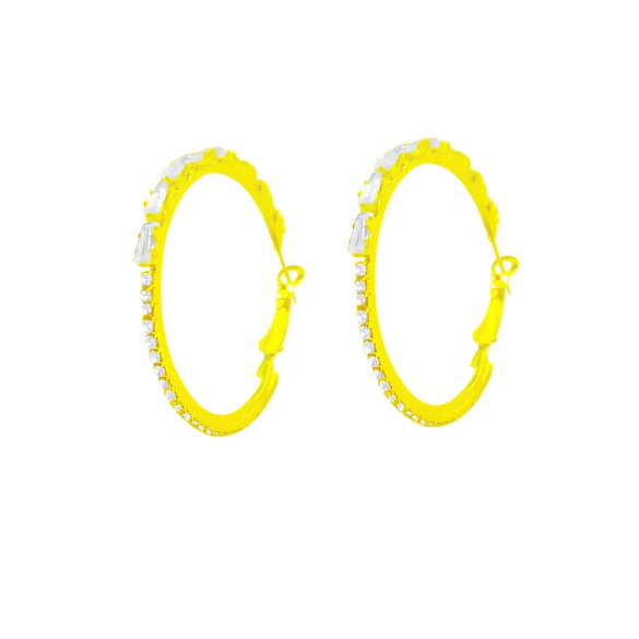 Wholesale Women's Copper Geometric Inlaid Zircon Earrings