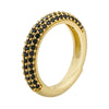 Wholesale Women's Copper Geometric Light Luxury Microinlaid Zircon Opening Adjustable Ring With Electroplating