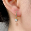 Wholesale Women's Copper Geometric Light Luxury Style Earrings