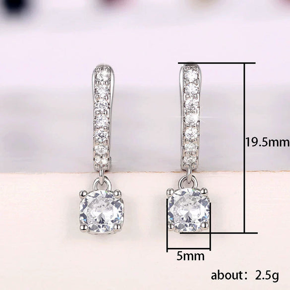 Wholesale Women's Copper Geometric Light Luxury Style Earrings