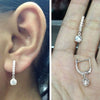 Wholesale Women's Copper Geometric Light Luxury Style Earrings
