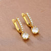 Wholesale Women's Copper Geometric Light Luxury Style Earrings