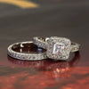 Wholesale Women's Copper Geometric Light Luxury Style Rings With Zirconia Design