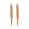 Wholesale Women's Copper Geometric Long Earrings With Electroplating And Tassel Design Light Luxury And Exaggerated Style