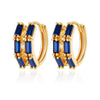 Wholesale Women's Copper Geometric Microinlaid Zircon Earrings