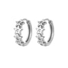 Wholesale Women's Copper Geometric Microinlaid Zircon Earrings