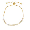 Wholesale Women's Copper Geometric Microinlay Colorful Zircon Adjustable Bracelet