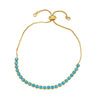 Wholesale Women's Copper Geometric Microinlay Colorful Zircon Adjustable Bracelet