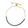Wholesale Women's Copper Geometric Microinlay Colorful Zircon Adjustable Bracelet