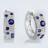 Wholesale Women's Copper Geometric Micropaved Zircon Earrings