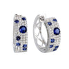 Wholesale Women's Copper Geometric Micropaved Zircon Earrings