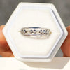Wholesale Women's Copper Geometric Movable Bead Niche Design Electroplated Ring