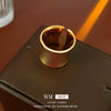 Wholesale Women's Copper Geometric Open Waist Ring With Electroplating Cool And Fashionable Style