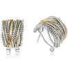 Wholesale Women's Copper Geometric Pattern Electroplated Earrings Exquisite Elegant Jewelry