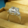 Wholesale Women's Copper Geometric Princess Style Electroplated Ring