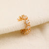 Wholesale Women's Copper Geometric Retro Exquisite Zircon Ear Clip Electroplated Earrings