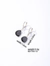 Wholesale Women's Copper Geometric Rhinestone Pendant Earrings With Diamond Design And Natural Style