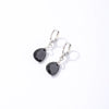 Wholesale Women's Copper Geometric Rhinestone Pendant Earrings With Diamond Design And Natural Style