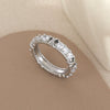 Wholesale Women's Copper Geometric Ring With Electroplating And Versatile Design