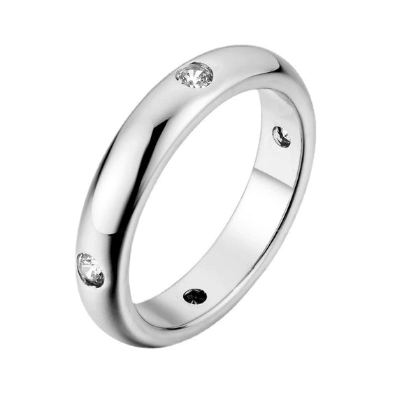 Wholesale Women's Copper Geometric Ring With Electroplating Process