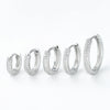 Wholesale Women's Copper Geometric Round Micropaved Zircon Earrings