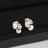Wholesale Women's Copper Geometric Silicone Ear Clip Earrings With Electroplating And Minimalist Design