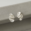Wholesale Women's Copper Geometric Silicone Ear Clip Earrings With Electroplating And Minimalist Design