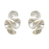 Wholesale Women's Copper Geometric Silicone Ear Clip Earrings With Electroplating And Minimalist Design