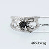 Wholesale Women's Copper Geometric Spider Web Ring With Zircon
